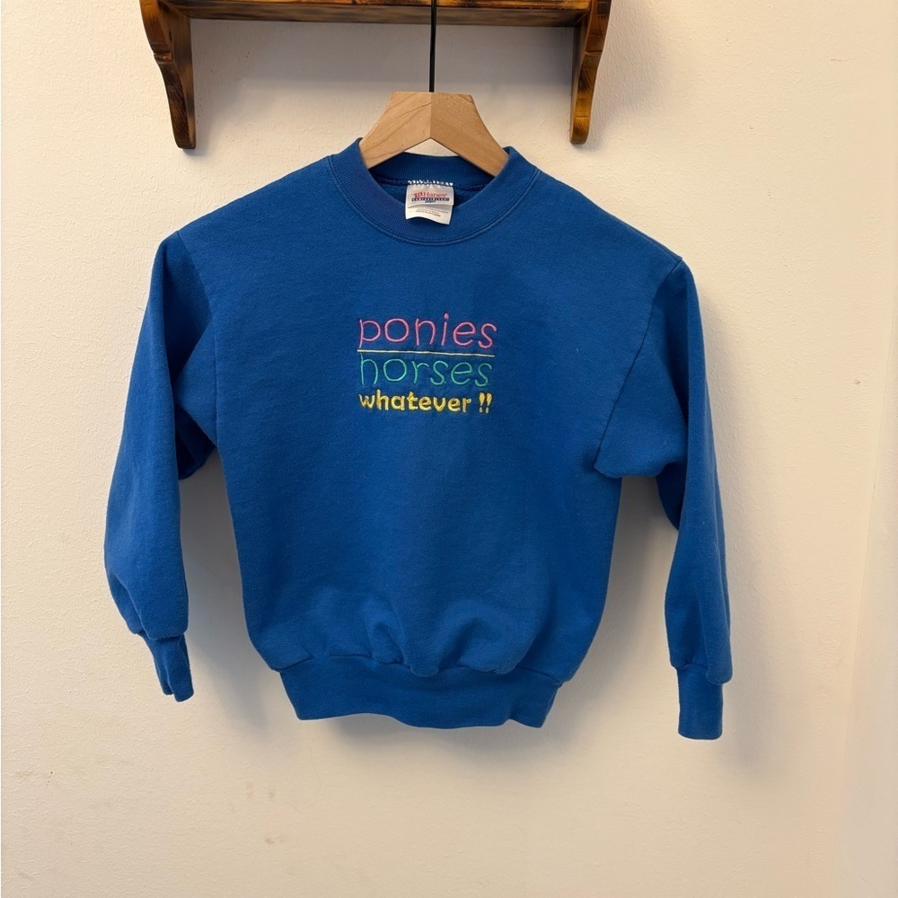 Vintage Hanes Kids Sweatshirt Size Medium